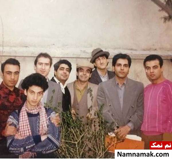 عکس قدیمی بازیگران مهران مدیری و طنازهای تلویزیون در یک قاب
