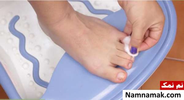 آموزش تصویری انواع پدیکور ناخن و پدیکور تراپی در منزل مراحل انجام پدیکور ساده در منزل