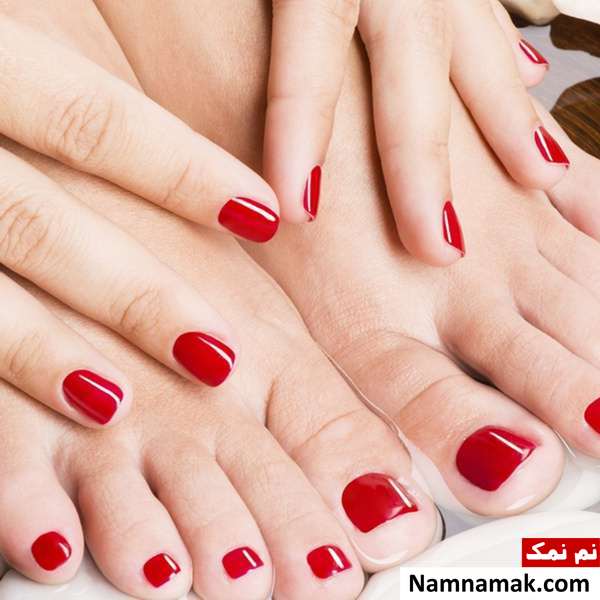 آموزش تصویری انواع پدیکور ناخن و پدیکور تراپی در منزل سلول های مرده پا جدا شده پدیکور