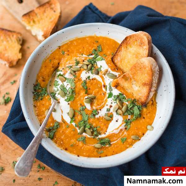 طرز تهیه سوپ با عدس قرمز