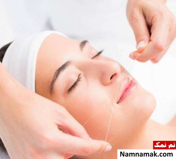نحوه اصلاح صورت با بند