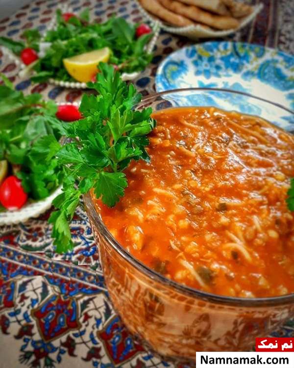 سوپ بلغور سوپ بلغور جو
