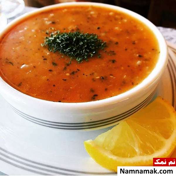 طزر تهیه سوپ بلغور جو با گوشت مرغ ، ساده و مجلسی