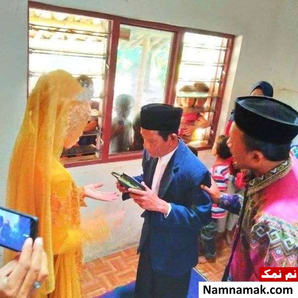 تفاوت سنی شوکه کننده عروس و داماد