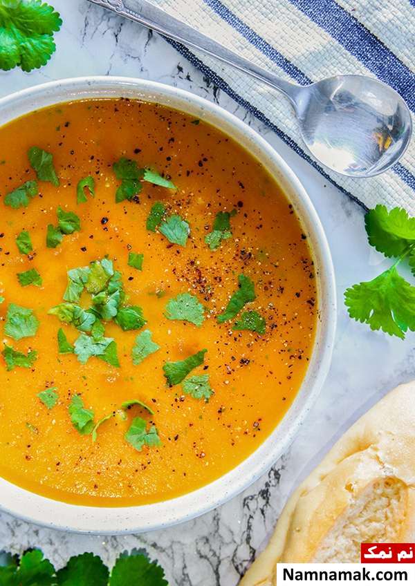 روش طبخ سوپ گشنیز