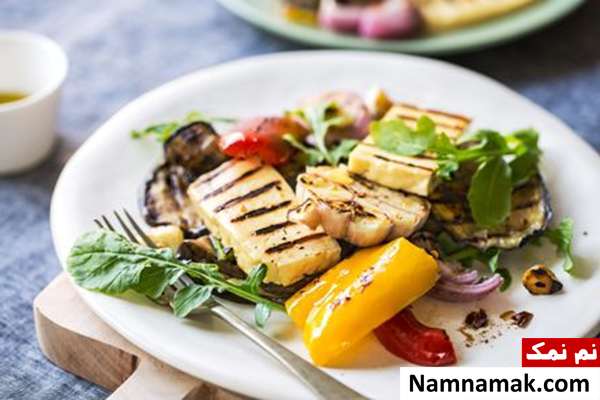 طرز تهیه پنیر کبابی