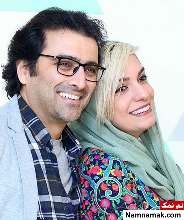 امین زندگانی و همسرش الیکا عبدالرزاقی
