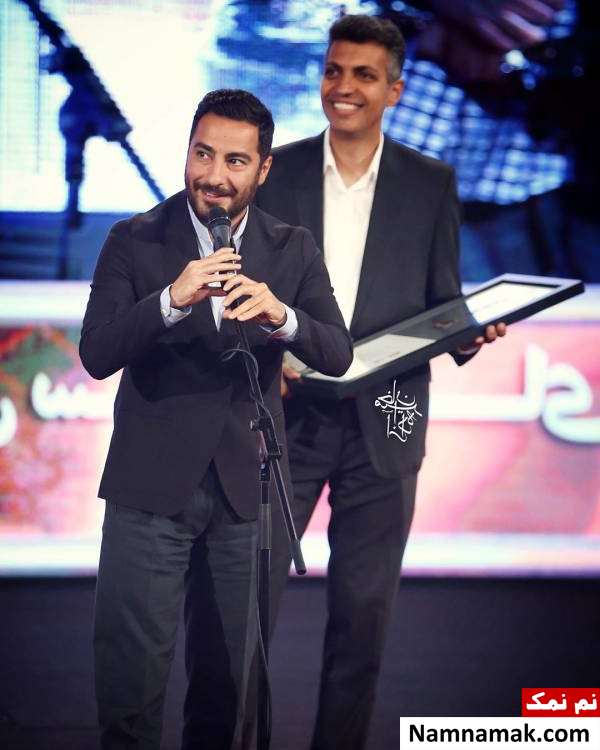 نوید محمدزاده عکسی از عادل فردوسی پور و نوید محمدزاده در جشن خانه سینما