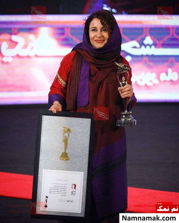 فرشته صدرعرفایی عکسی از فرشته صدرعرفایی در جشن خانه سینما