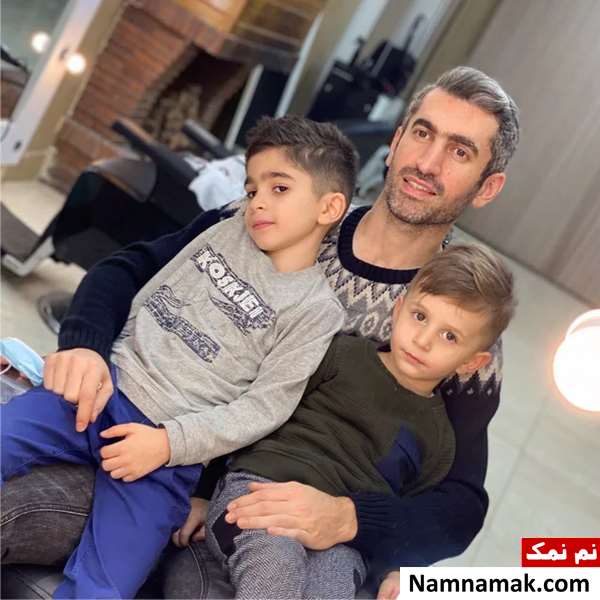  مجتبی جباری و پسرش ماهور