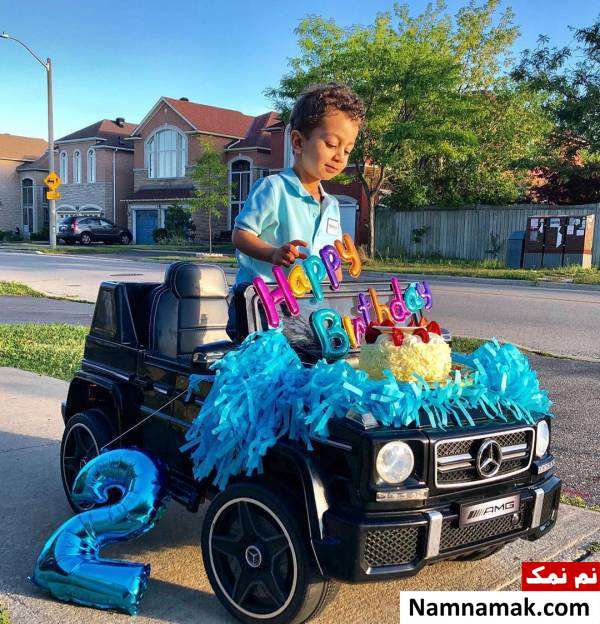 پسر روناک یونسی جشن تولد مهراز پسر روناک یونسی