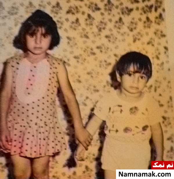 کودکی حمید فرخ نژاد کودکی حمید فرخ نژاد و خواهرش