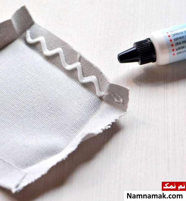 چسباندن جیب تیشرت آموزش دوخت جیب فانتزی