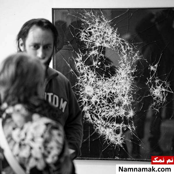 ساخت ایده هنری جالب بر روی شیشه