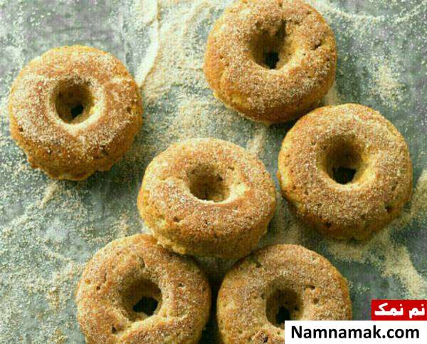 طرز تهیه و مراحل آماده سازی دونات سیب