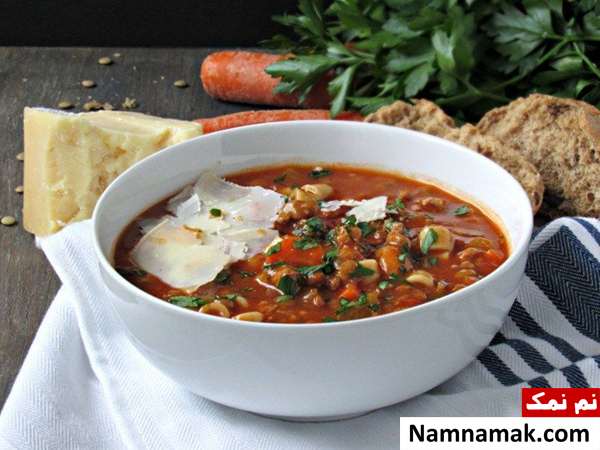 طرز تهیه سوپ عدس ترکیه