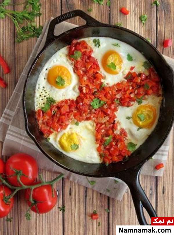نیمروی معمولی خوشمزه و خوشگل