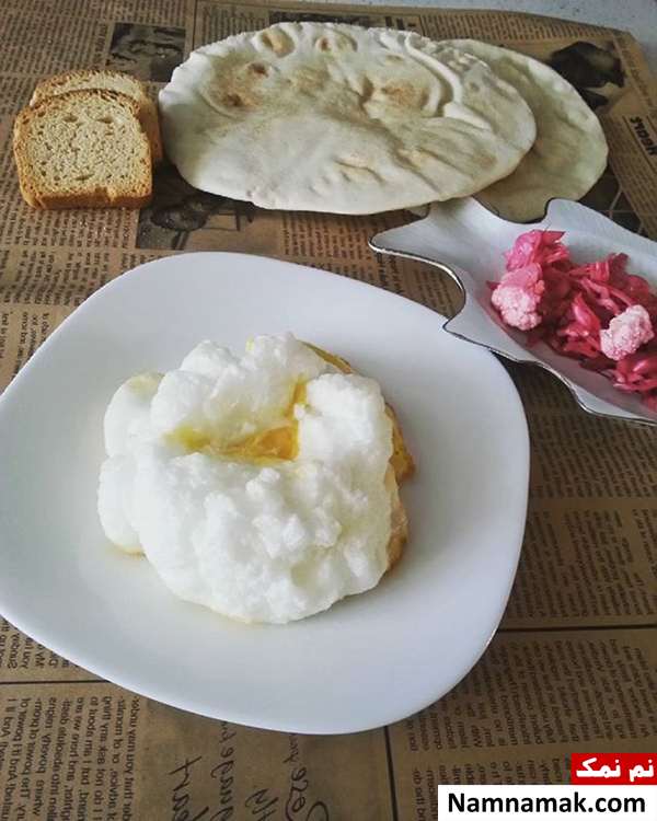 طرز تهیه نیمرو ابری طرز تهیه نیمرو ابری