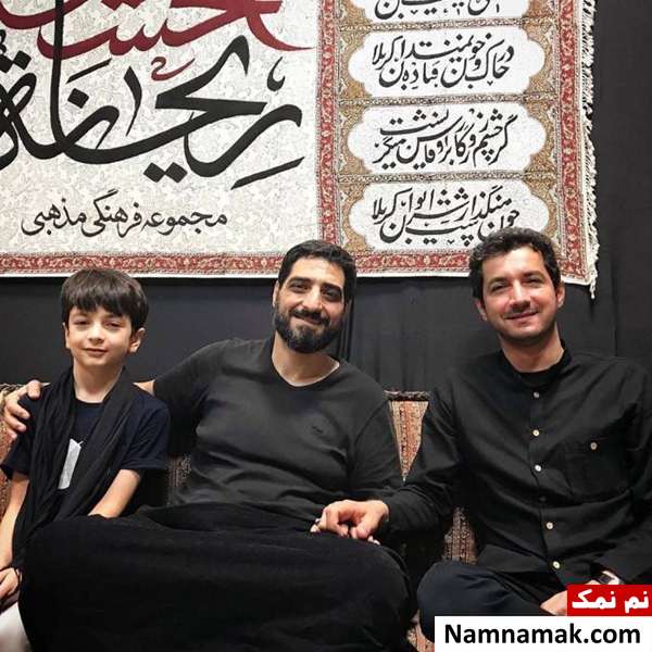 نجم الدین شریعتی عکسی از نجم الدین شریعتی و مجید بنی فاطمه در مراسم محرم