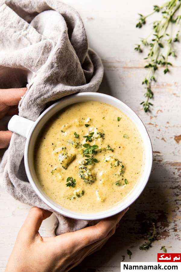 سوپ بروکلی طرز تهیه سوپ بروکلی