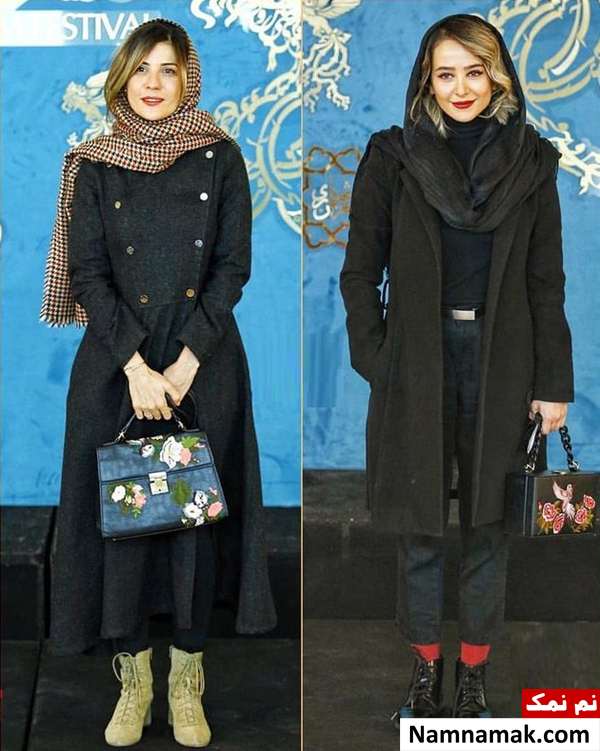 الناز حبیبی و سارا بهرامی در اولین روز جشنواره فجر 39