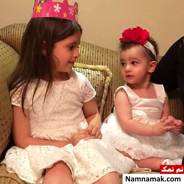 دختر کامبیز دیرباز دختر پژمان بازغی در کنار دختر کامبیز دیرباز