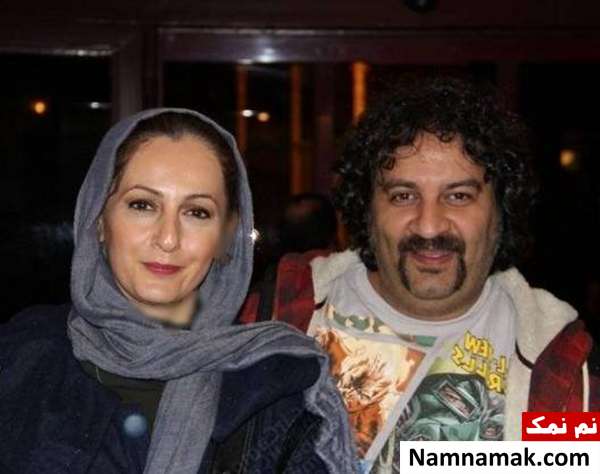 شقایق دهقان و همسرش در کنار هم