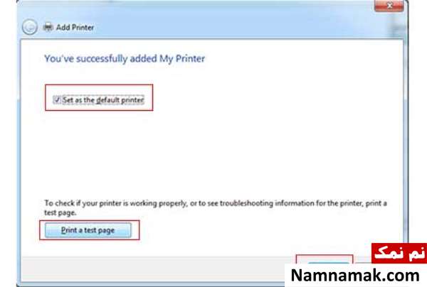 نصب پرینتر canon
