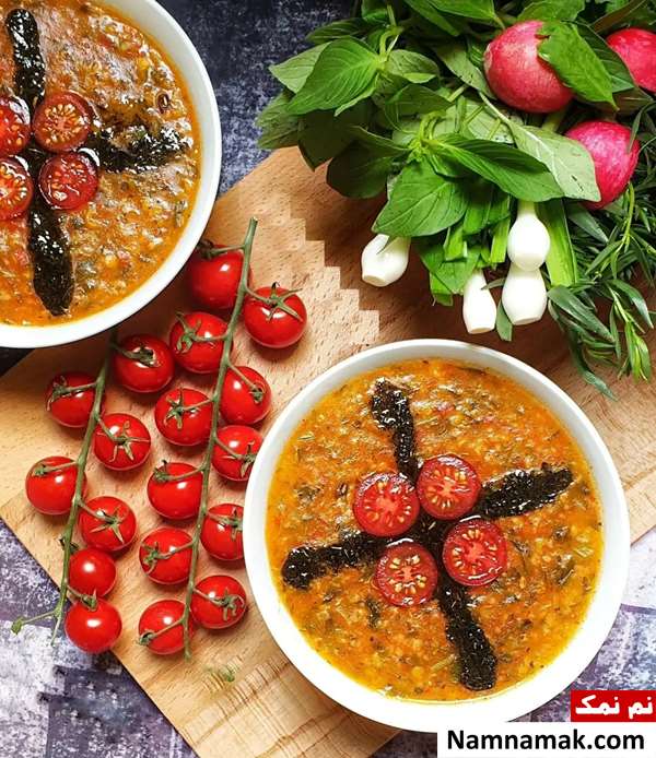 آش گوجه تهرانی آش گوجه تهرانی