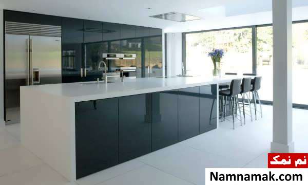 مدل کابینت زیبا و شیک های گلاس