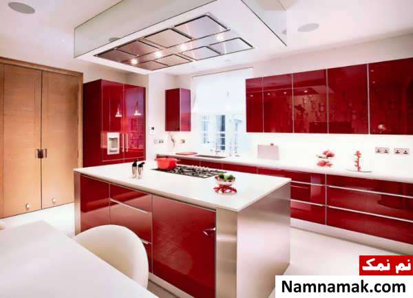 طرح کابینت های گلاس شیک و زیبا