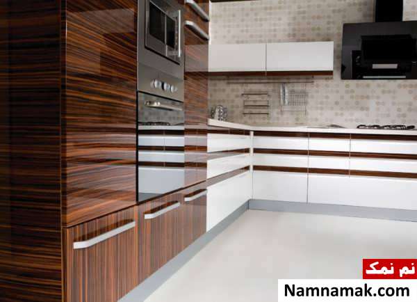 مدل کابینت موج دار آشپزخانه