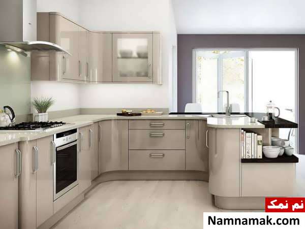 مدل کابینت آشپزخانه هایگلاس