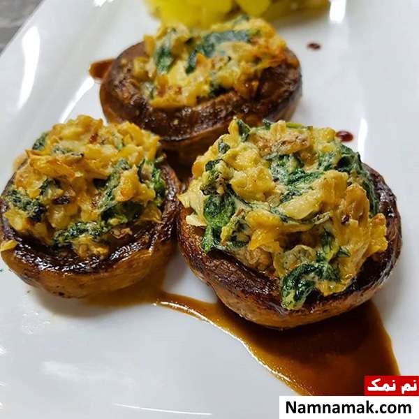 طرز تهیه قارچ شکم پر