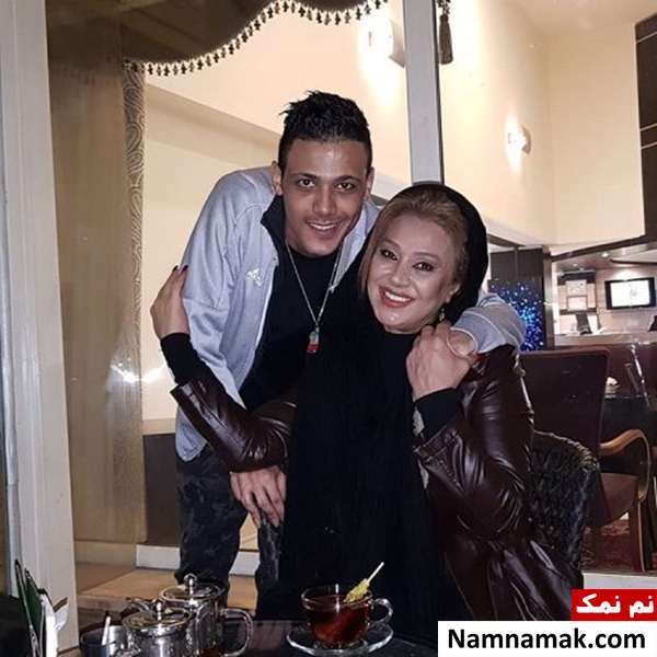 نسرین مقانلو و پسرش دیدار نسرین مقانلو و پسرش ارشیا