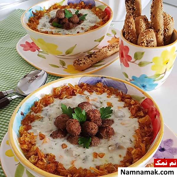 سوپ ماست طرز تهیه سوپ ماست