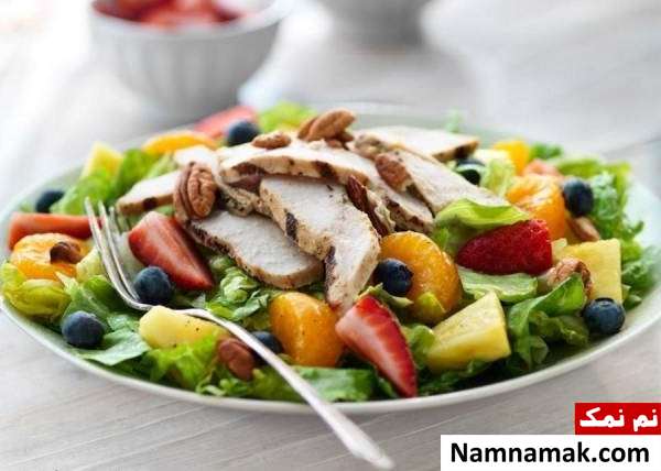 سالاد مرغ و آناناس طرز تهیه سالاد مرغ و آناناس