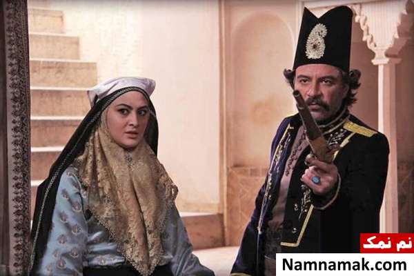مریم مومن و حسام منظور عکسی از مریم مومن و حسام منظور در سریال بانوی عمارت
