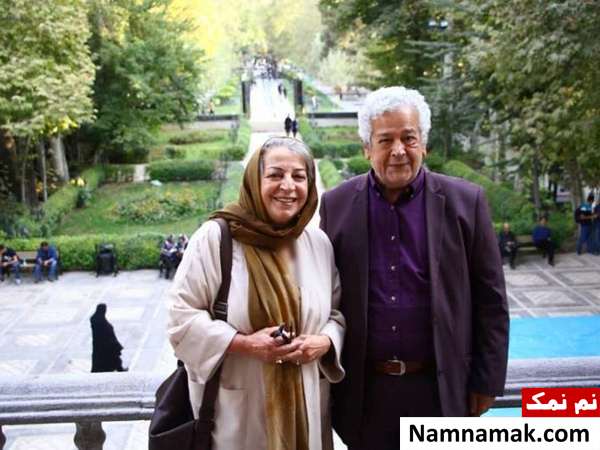 مرضیه برومند و رضا فیاضی مرضیه برومند و رضا فیاضی در موزه سینما
