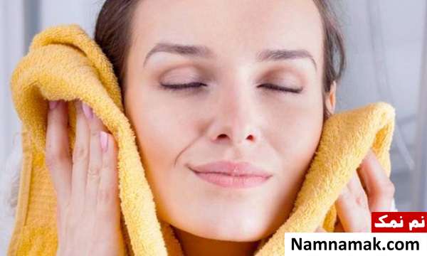 تمیز کردن صورت درمان سریع آکنه صورت