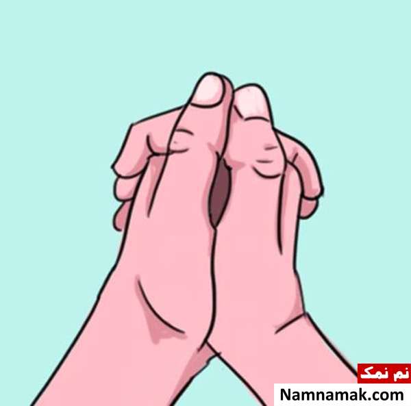 مدل انگشتان دست برای تشخیص شخصیت انسان 