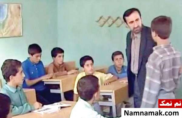 مهران رجبی عکسی از مهران رجبی در سریال بچه های مدرسه همت