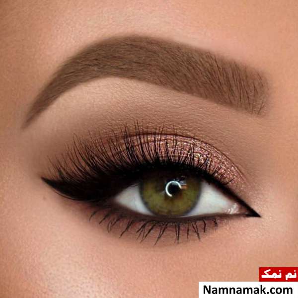 آرایش چشم سبز سایه مناسب چشم سبز