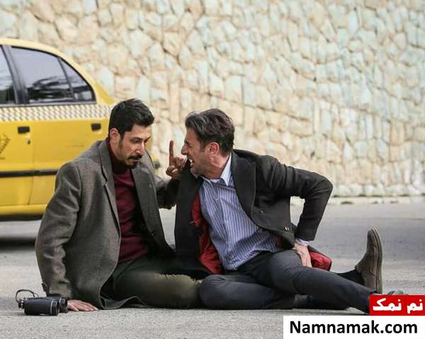 امین حیایی و بهرام افشاری در فیلم چشم و گوش بسته