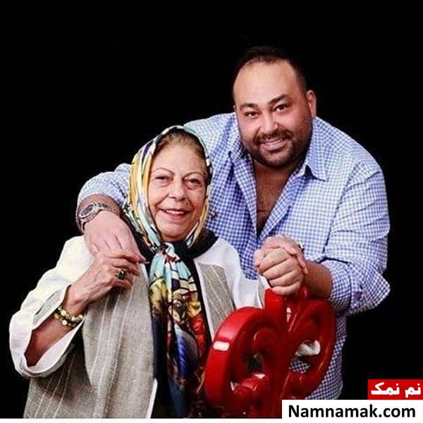 ثریا قاسمی و پسرش بهروز 