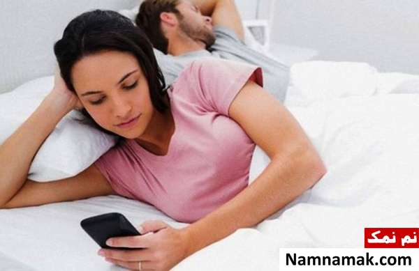 کنترل گوشی همسر مشکوک بودن به شوهر