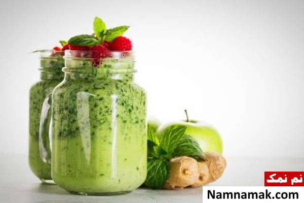 اسموتی سبز برای رفلاکس معده