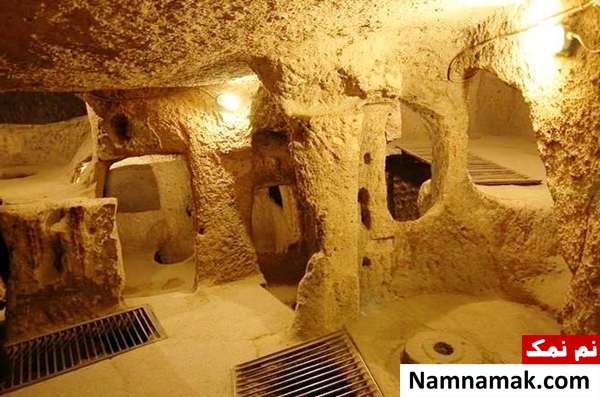 داخل شهر زیر زمینی ترکیه 