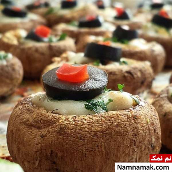 طرز تهیه قارچ شکم پربا سبزیجات معطر