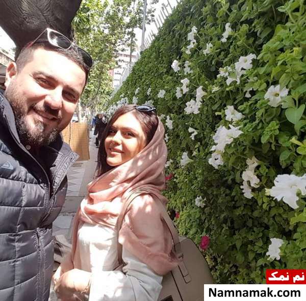 محسن کیایی و همسرش محسن کیایی در کنار همسرش